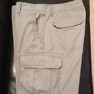 Gray Cargo Shorts
